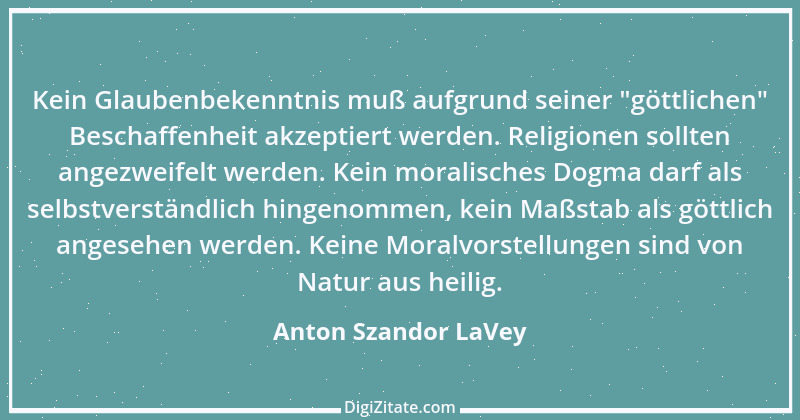 Zitat von Anton Szandor LaVey 3