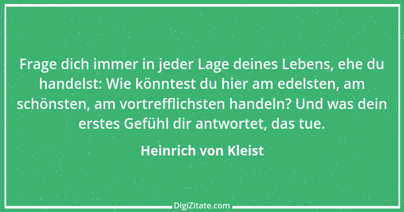 Zitat von Heinrich von Kleist 164