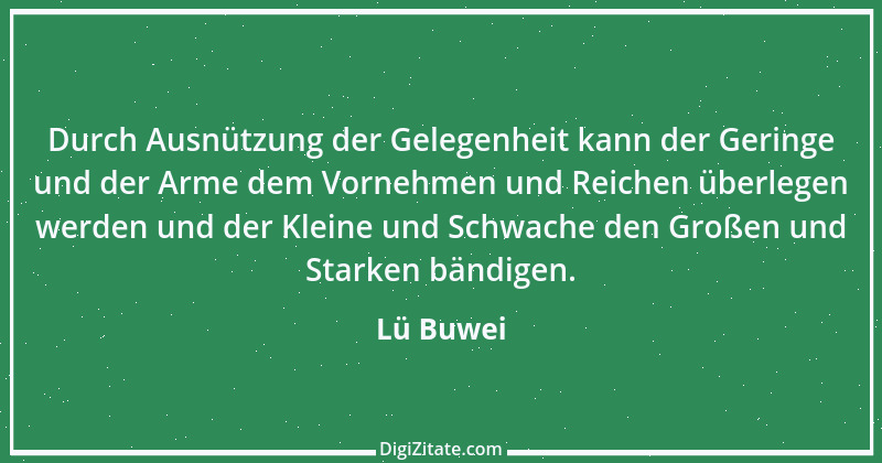 Zitat von Lü Buwei 106