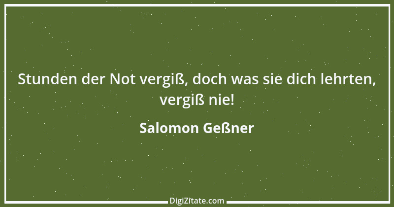 Zitat von Salomon Geßner 1