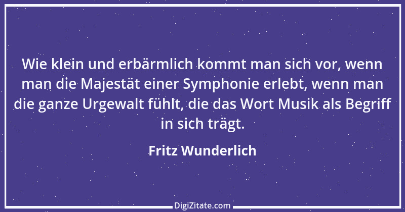 Zitat von Fritz Wunderlich 1