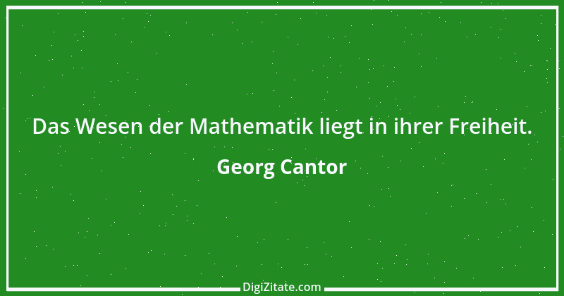 Zitat von Georg Cantor 2