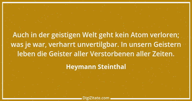 Zitat von Heymann Steinthal 2