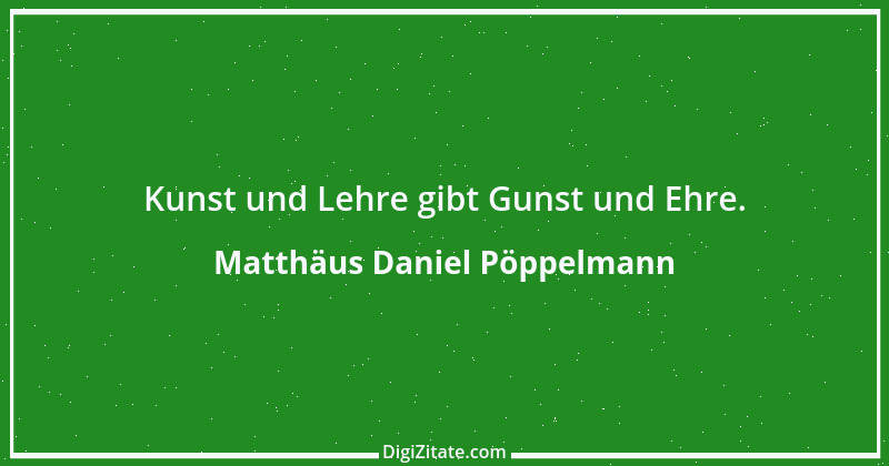 Zitat von Matthäus Daniel Pöppelmann 1