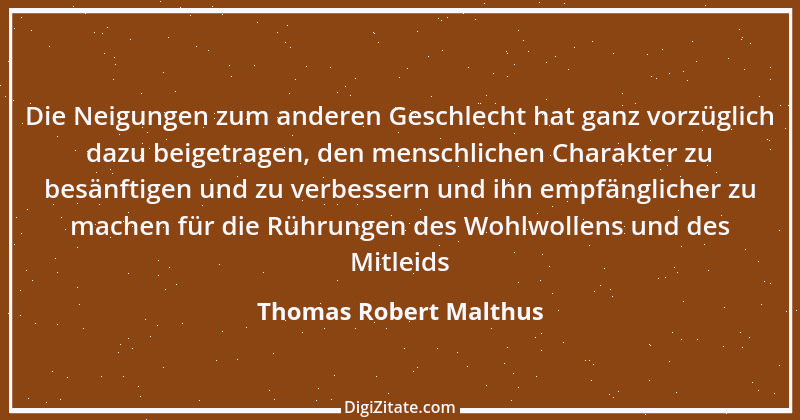 Zitat von Thomas Robert Malthus 1