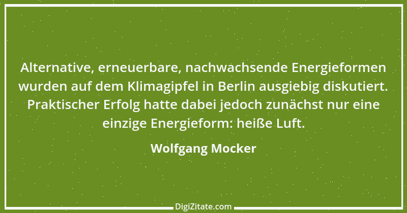 Zitat von Wolfgang Mocker 287