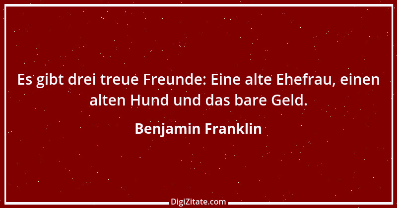 Zitat von Benjamin Franklin 123