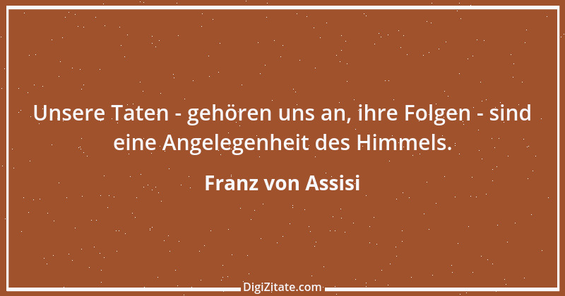 Zitat von Franz von Assisi 34