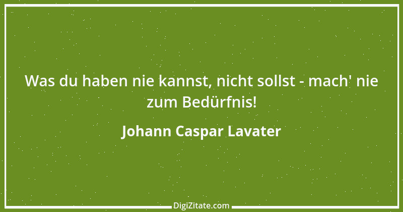 Zitat von Johann Caspar Lavater 237