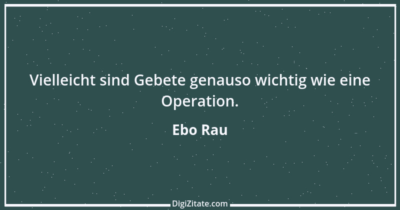 Zitat von Ebo Rau 21