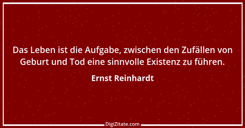 Zitat von Ernst Reinhardt 509