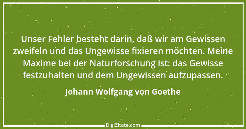 Zitat von Johann Wolfgang von Goethe 2268