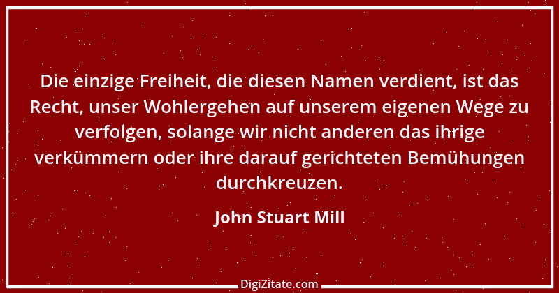 Zitat von John Stuart Mill 44