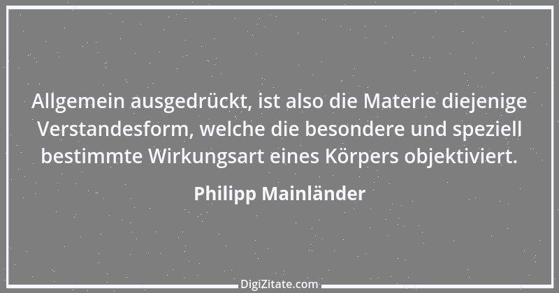 Zitat von Philipp Mainländer 2