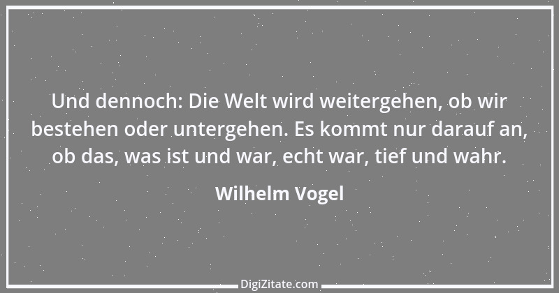 Zitat von Wilhelm Vogel 99