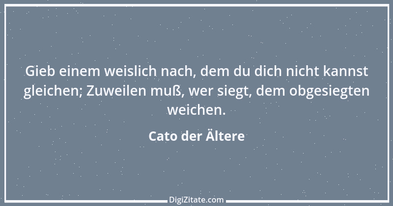 Zitat von Cato der Ältere 8