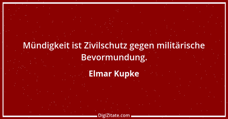 Zitat von Elmar Kupke 600