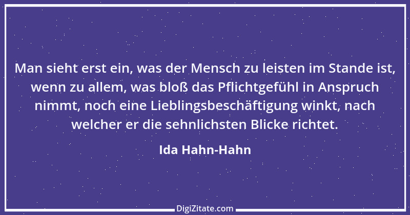 Zitat von Ida Hahn-Hahn 11