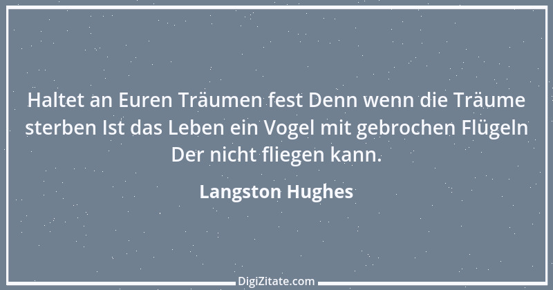 Zitat von Langston Hughes 1