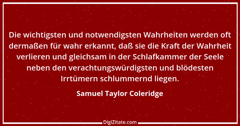 Zitat von Samuel Taylor Coleridge 23