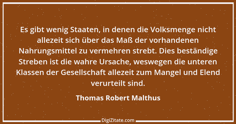 Zitat von Thomas Robert Malthus 5