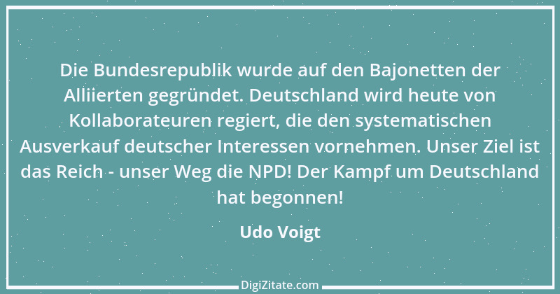 Zitat von Udo Voigt 1