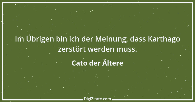 Zitat von Cato der Ältere 9