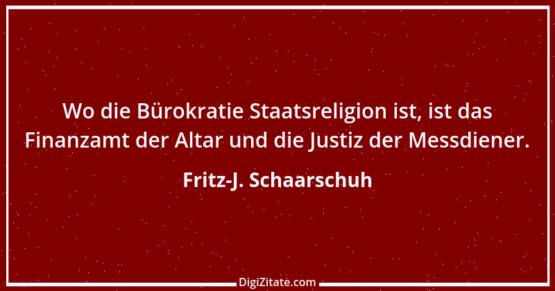 Zitat von Fritz-J. Schaarschuh 5