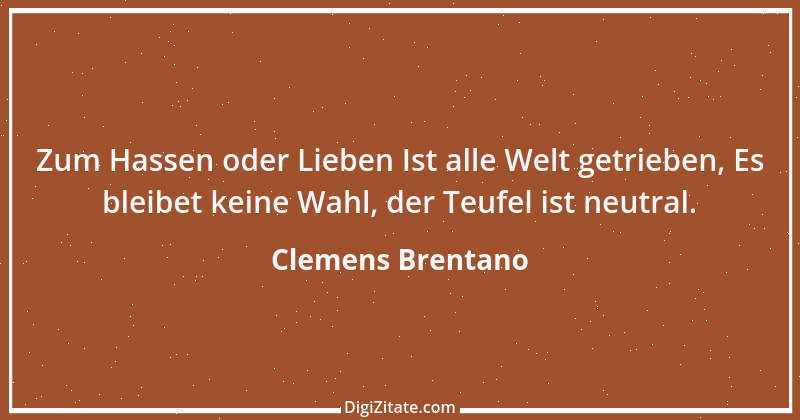 Zitat von Clemens Brentano 37