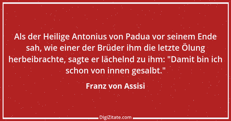 Zitat von Franz von Assisi 39