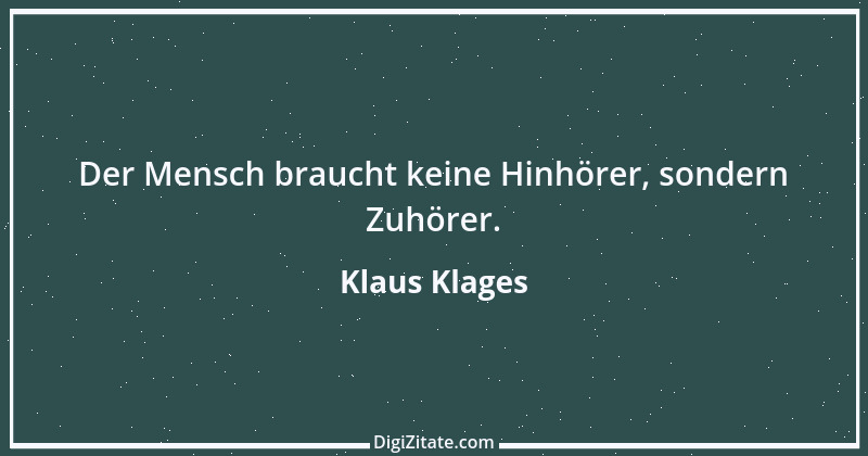 Zitat von Klaus Klages 524