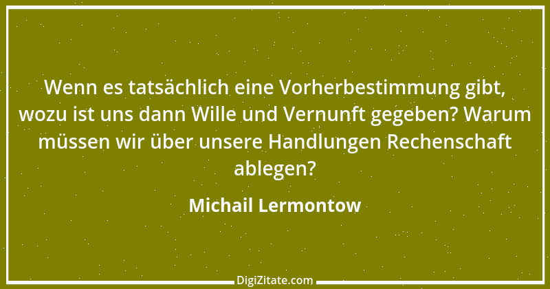 Zitat von Michail Lermontow 19