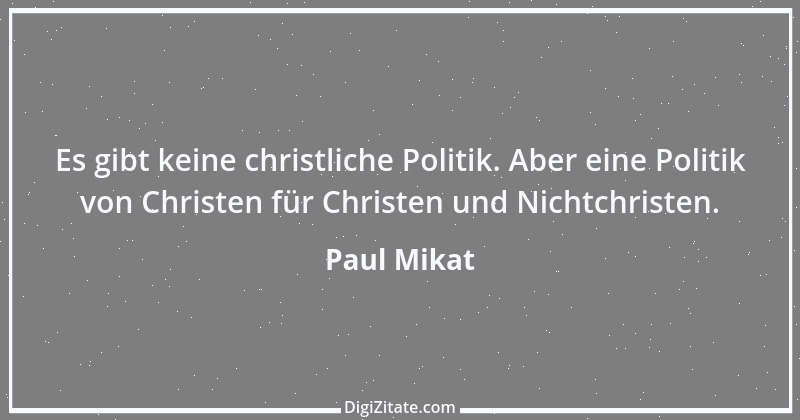 Zitat von Paul Mikat 1