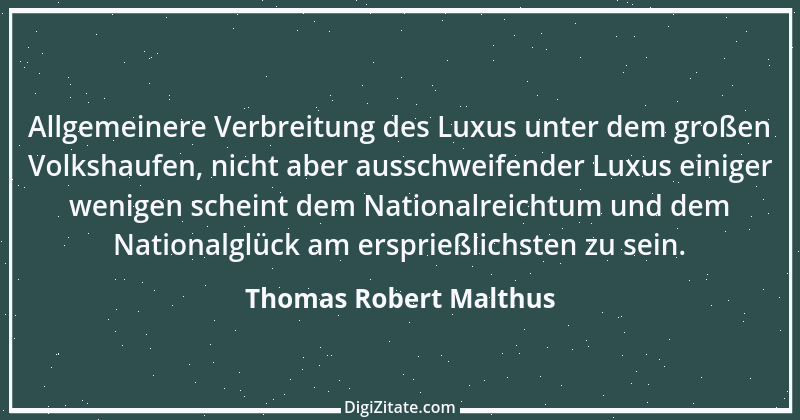 Zitat von Thomas Robert Malthus 7