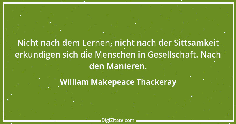 Zitat von William Makepeace Thackeray 8