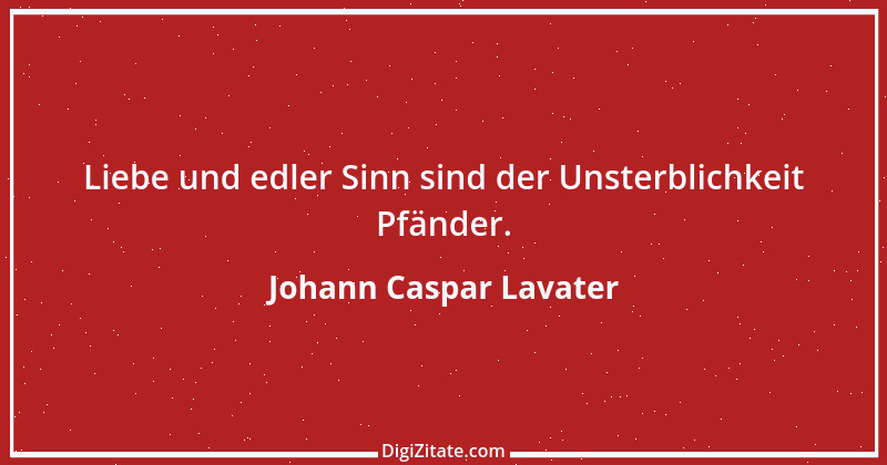 Zitat von Johann Caspar Lavater 243