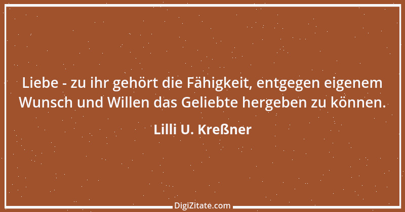 Zitat von Lilli U. Kreßner 60