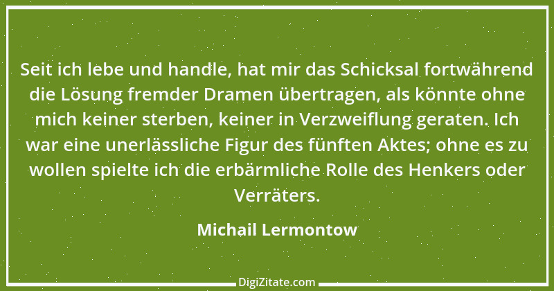 Zitat von Michail Lermontow 20