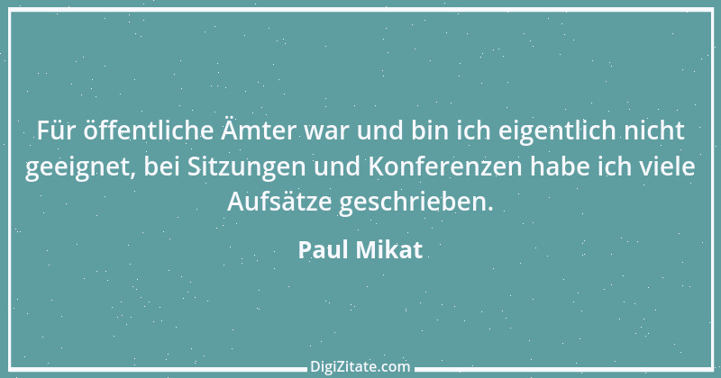 Zitat von Paul Mikat 2