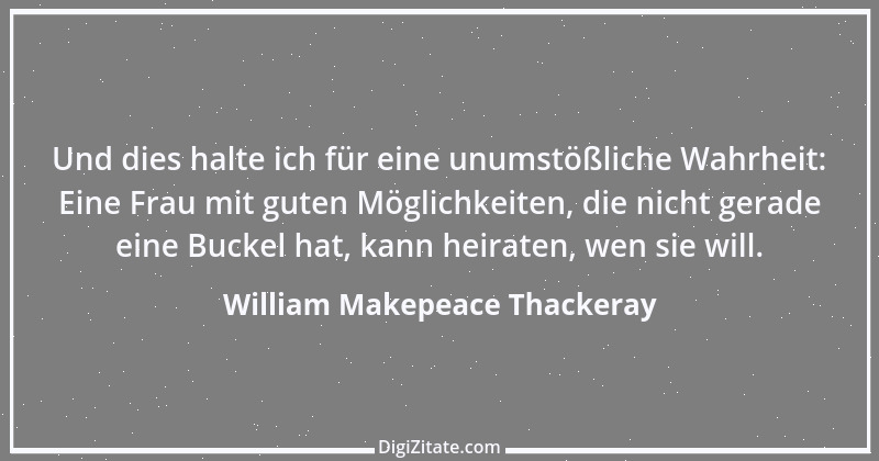 Zitat von William Makepeace Thackeray 9