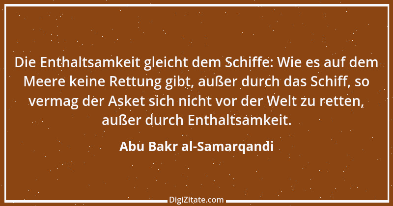 Zitat von Abu Bakr al-Samarqandi 1