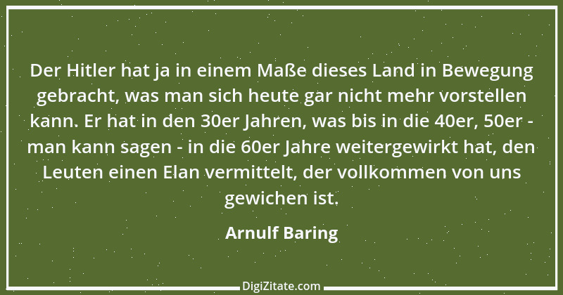 Zitat von Arnulf Baring 7