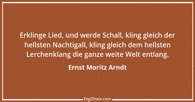 Zitat von Ernst Moritz Arndt 68