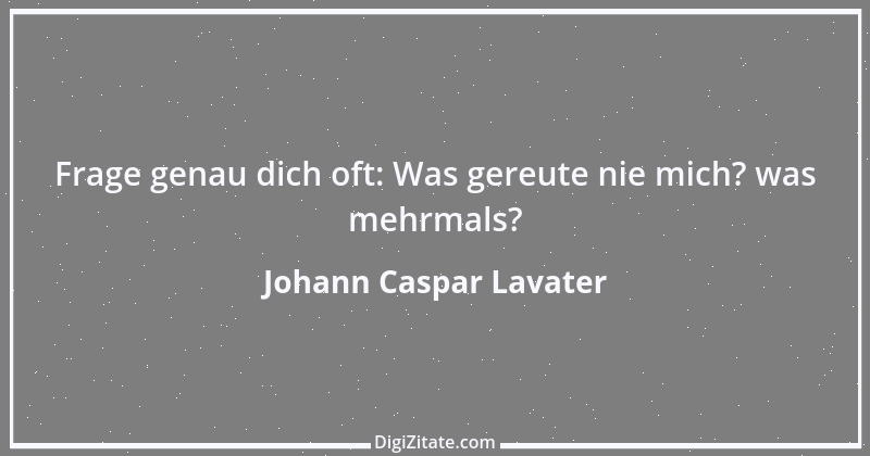 Zitat von Johann Caspar Lavater 244