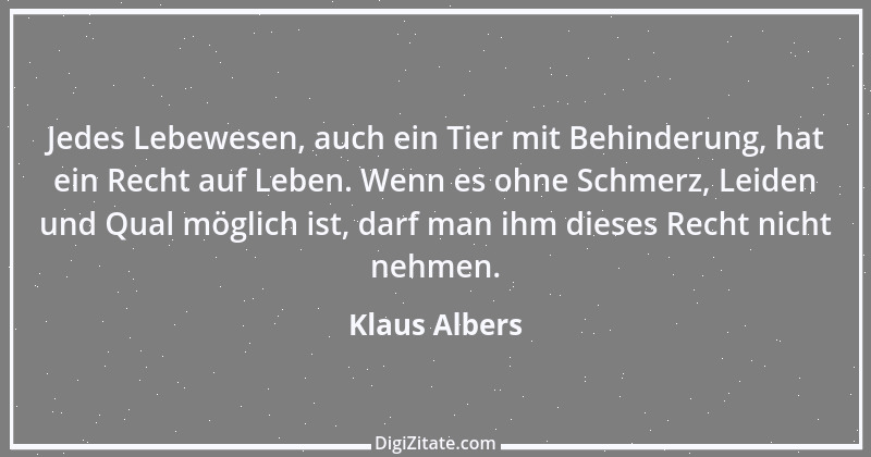 Zitat von Klaus Albers 5