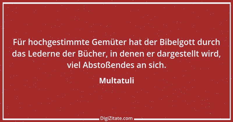 Zitat von Multatuli 61