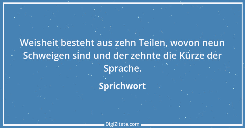 Zitat von Sprichwort 266