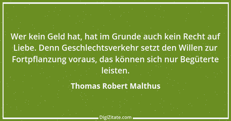 Zitat von Thomas Robert Malthus 9