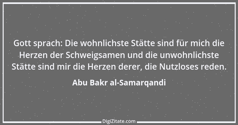 Zitat von Abu Bakr al-Samarqandi 2