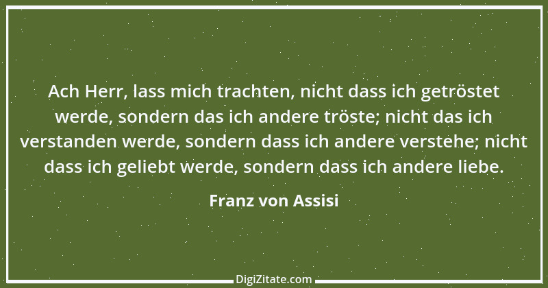 Zitat von Franz von Assisi 42